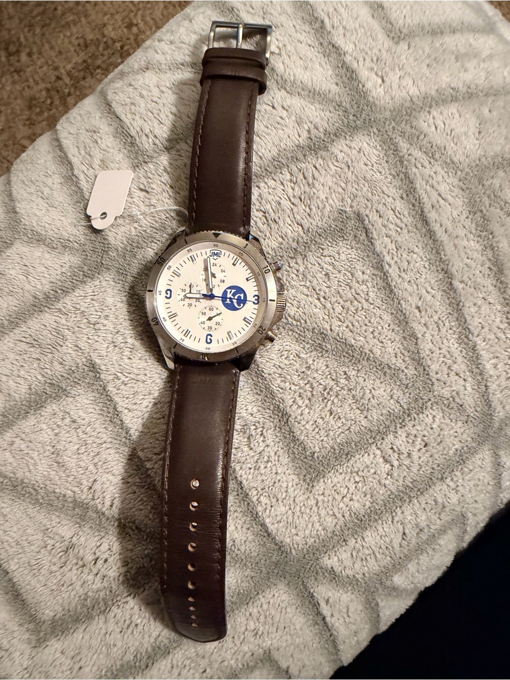 Kansas City Royals watch with Leather Strap